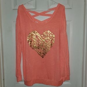 💖Juniors criss cross back tunic💖